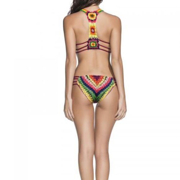 Multicolor❤ Racerback Crochet* Monokini Swimsuits - Picture 2 of 6